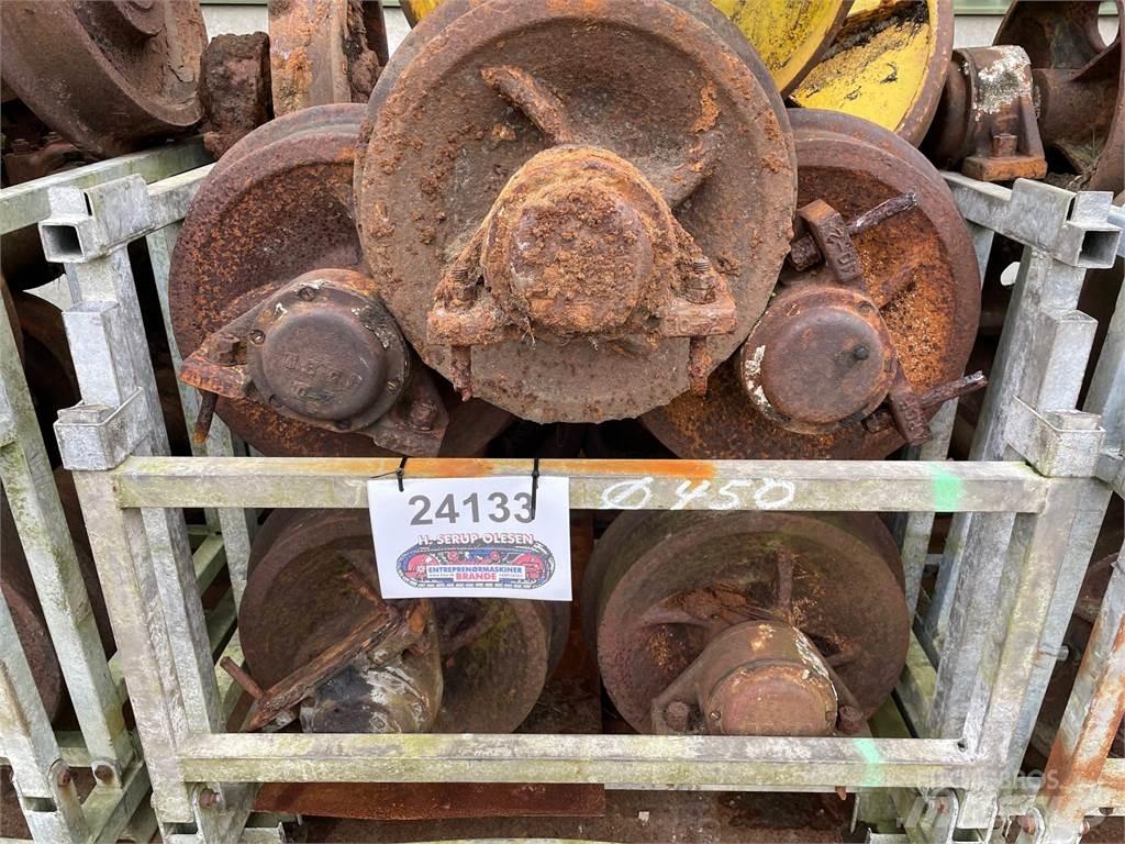  Skinnehjul ø450 mm + flange Banden, wielen en velgen