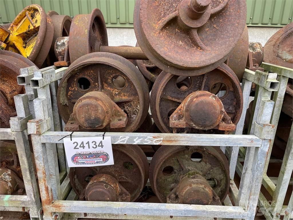  Skinnehjul ø450 mm + flange Banden, wielen en velgen