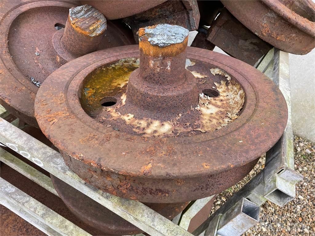  Skinnehjul, ø600 mm + flange Banden, wielen en velgen