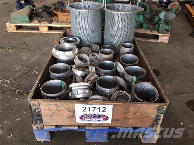  Slangekoblinger, 1 parti Overige componenten