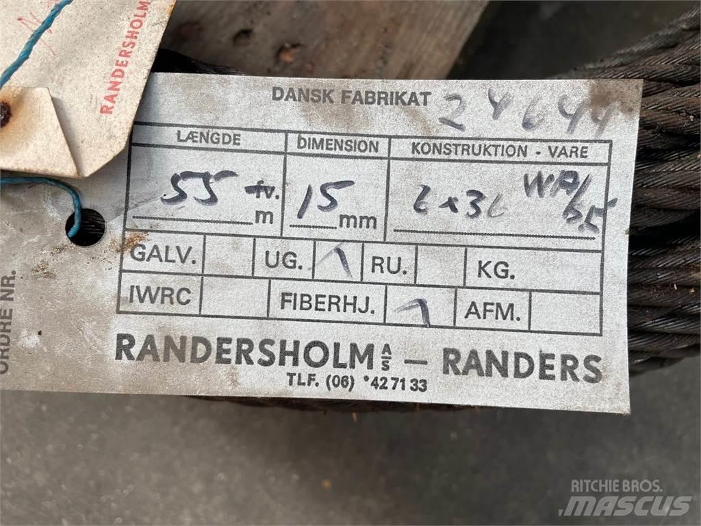  Stålwire Ø15 mm Kranen onderdelen en gereedschap