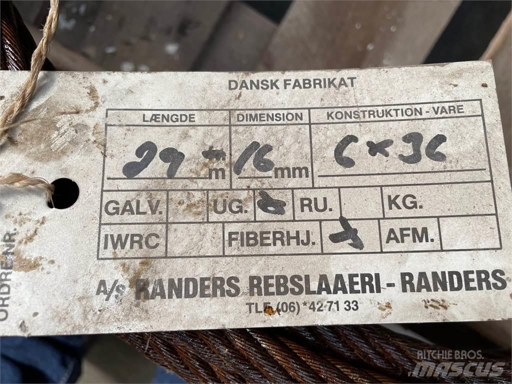  Stålwire Ø16 mm Kranen onderdelen en gereedschap