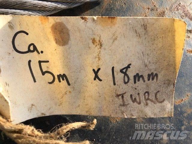  Stålwire Ø18 mm Kranen onderdelen en gereedschap