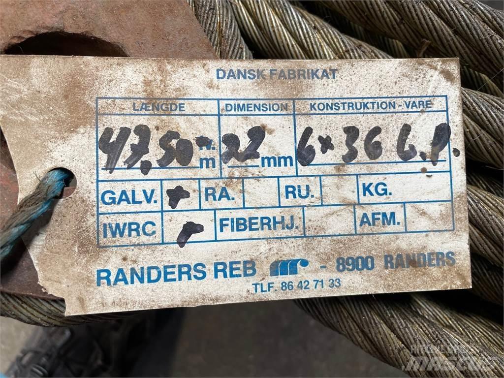  Stålwire Ø22 mm Kranen onderdelen en gereedschap