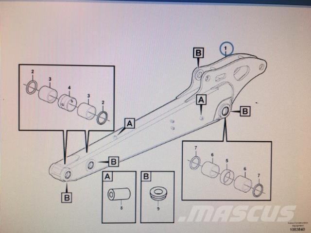  Stik Volvo ECR50D Overige componenten