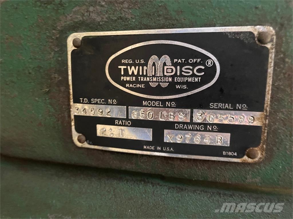  Twin Disc Model 6-C-1502-1 Transmissie