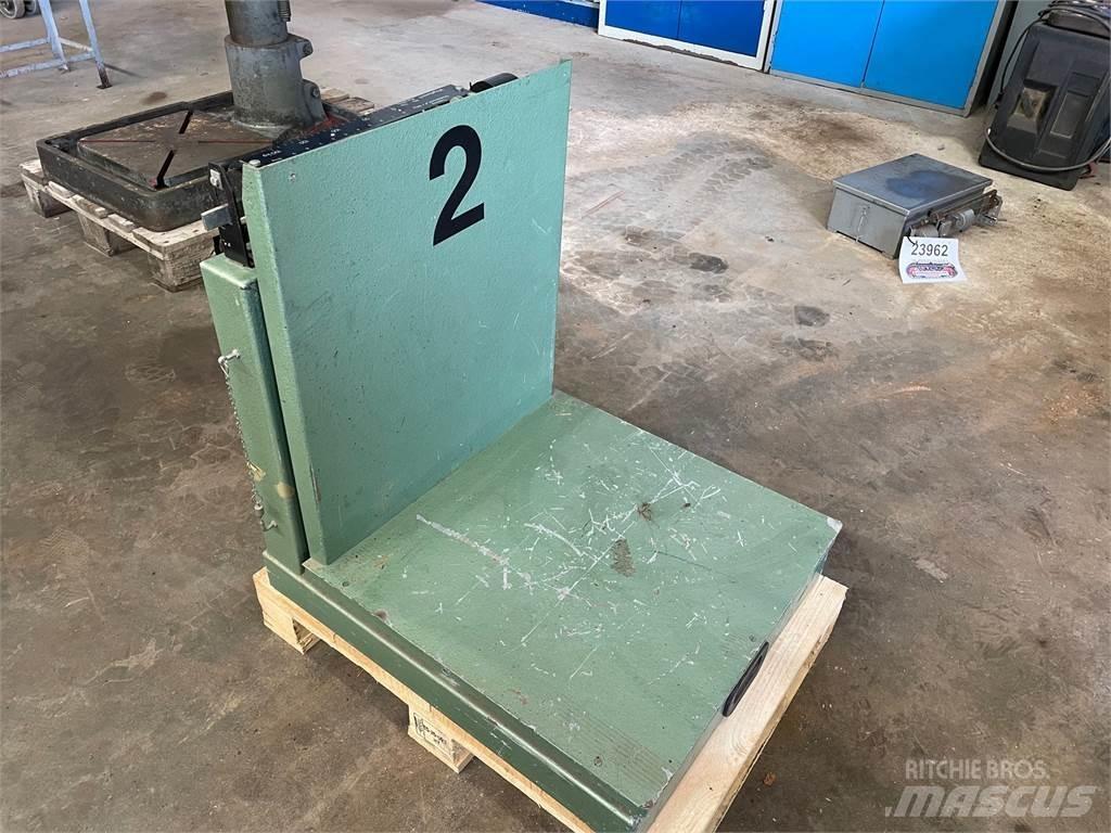  Vægt, mekanisk 200 kg Overige componenten