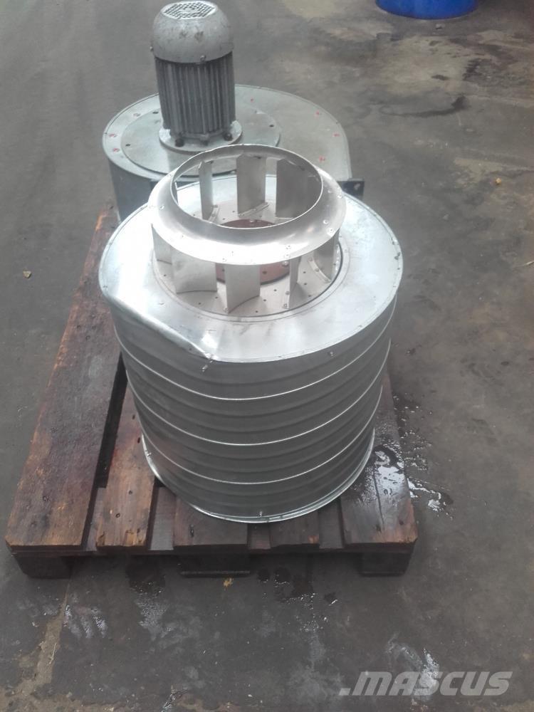  Ventilator med filter Overige componenten