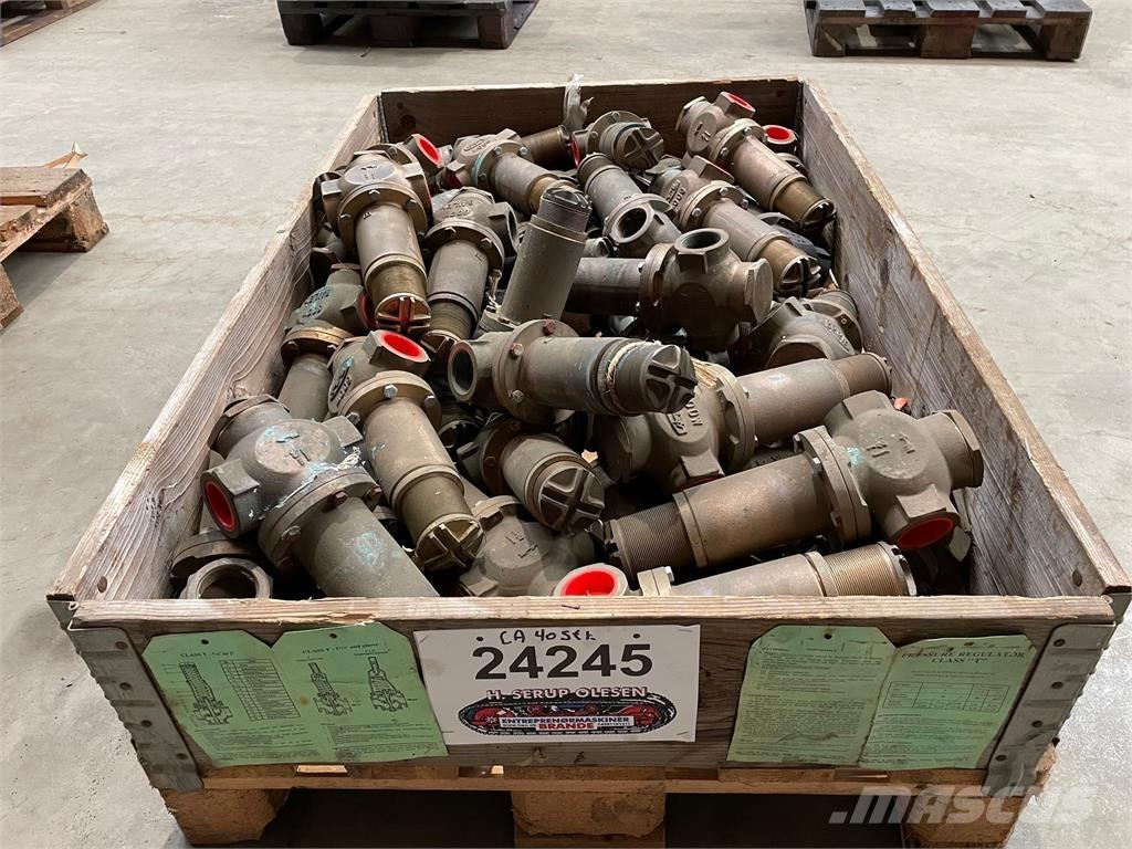  Ventiler - ca. 40 stk. Overige componenten