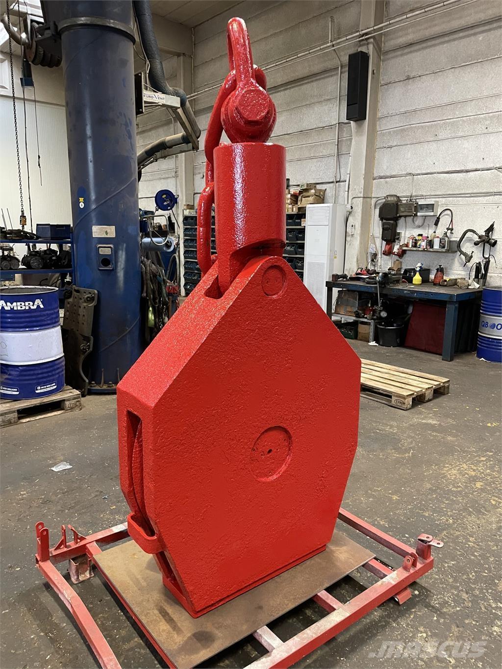  Wireblok - ca. 100 ton Kranen onderdelen en gereedschap