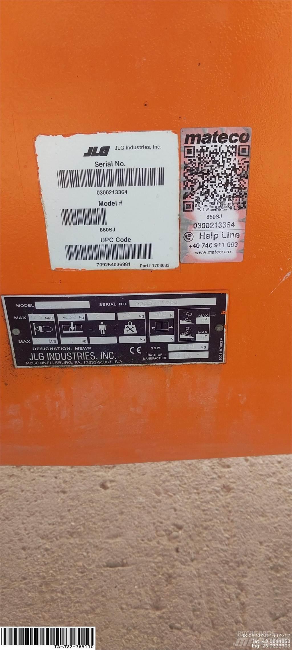 JLG 860SJ Knikarmhoogwerkers