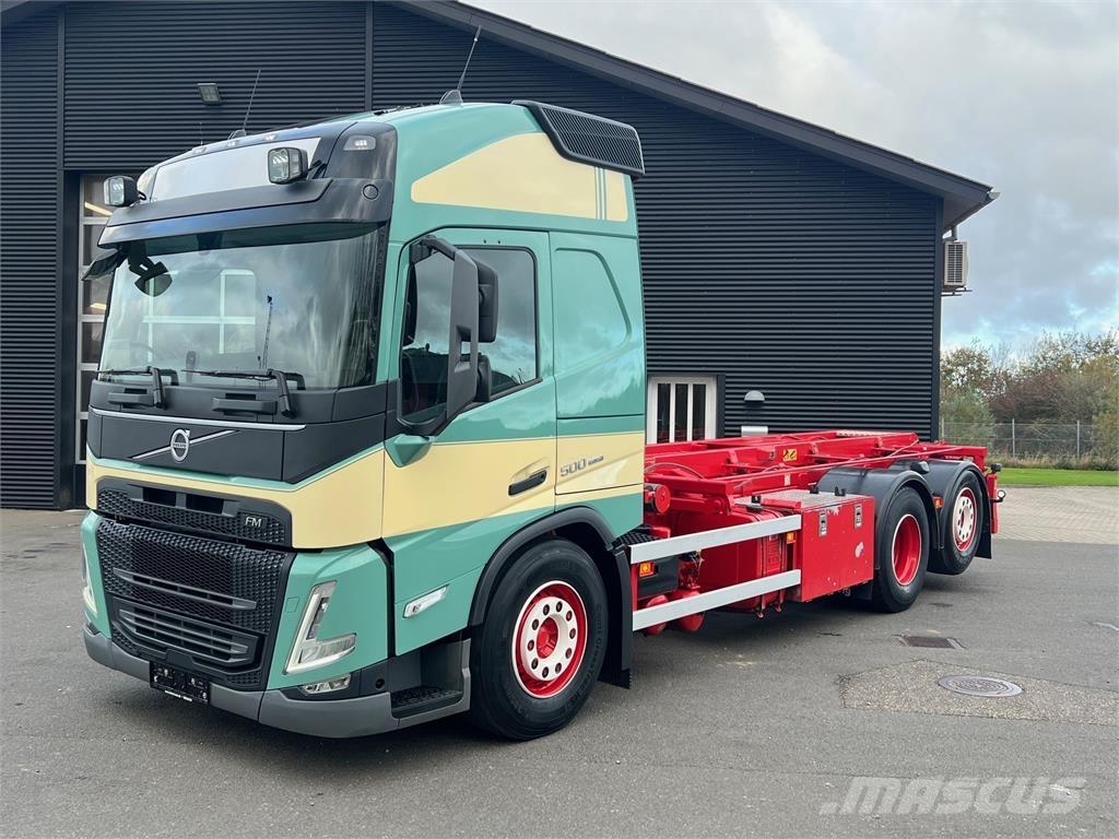 Volvo FM500 Globe Containertrucks met kabelsysteem