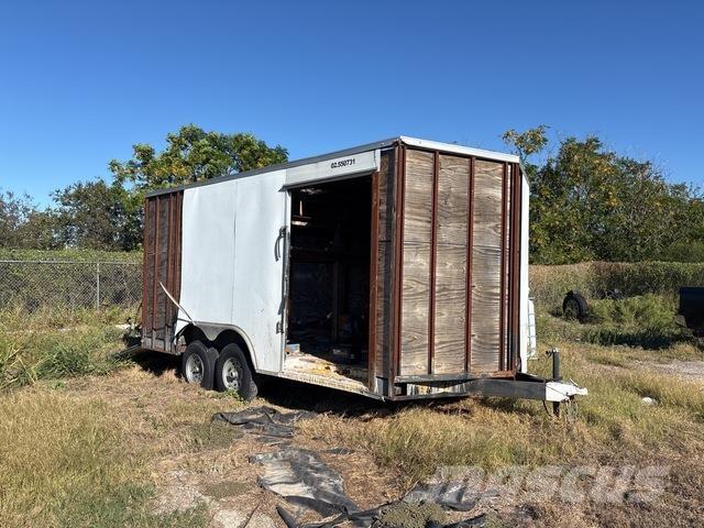 Atco 8X16 Gesloten opbouw trailers