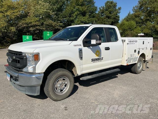 Ford F-250 Bestelwagens met open laadbak