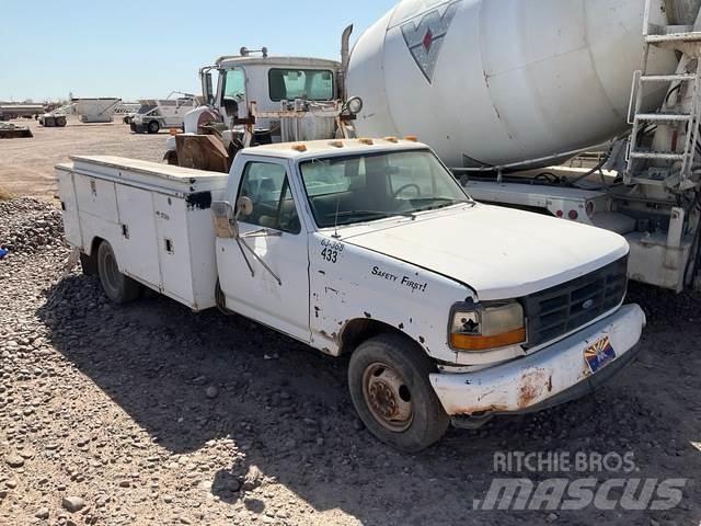 Ford F-350 Bestelwagens met open laadbak