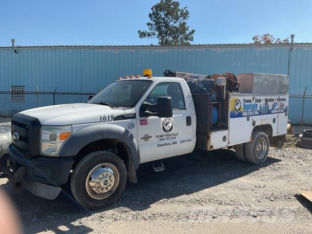 Ford F-550 Bestelwagens met open laadbak