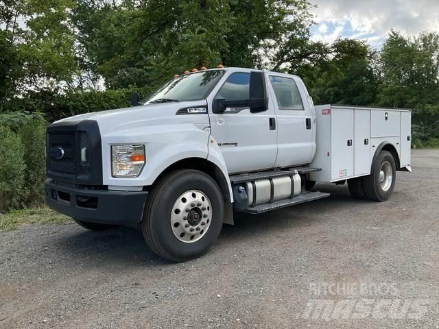 Ford F-750 Bestelwagens met open laadbak