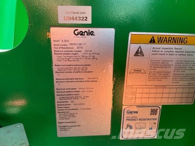 Genie S-60X Bouw - Overige