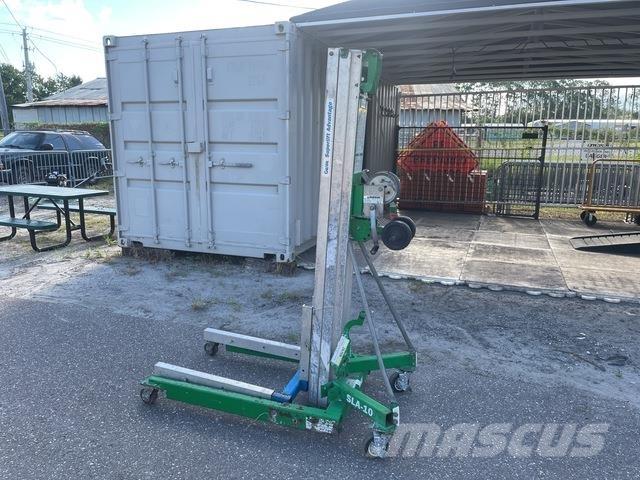 Genie SLA-10 Takels, lieren en materiaalliften