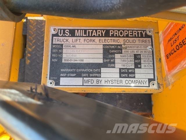 Hyster E25XL Elektrische heftrucks