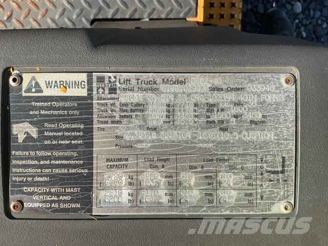 Hyster E65Z-40 Elektrische heftrucks