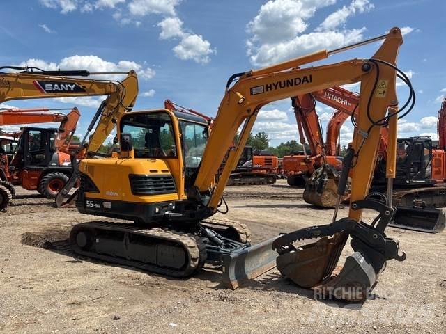Hyundai R55-9A Rupsgraafmachines