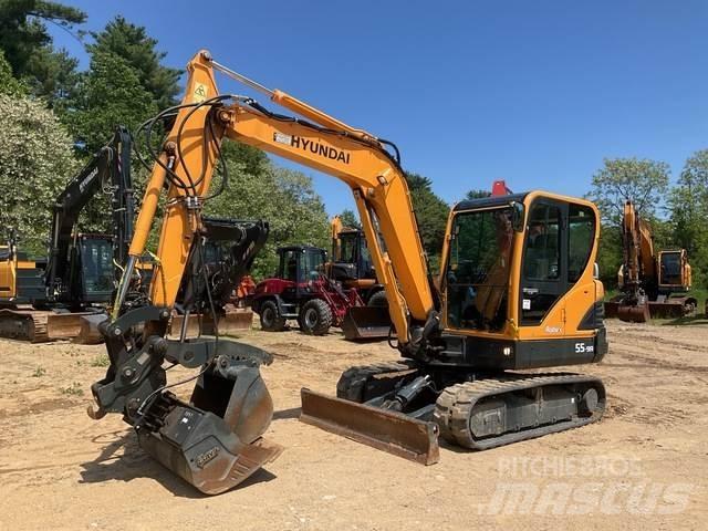 Hyundai R55-9A Rupsgraafmachines
