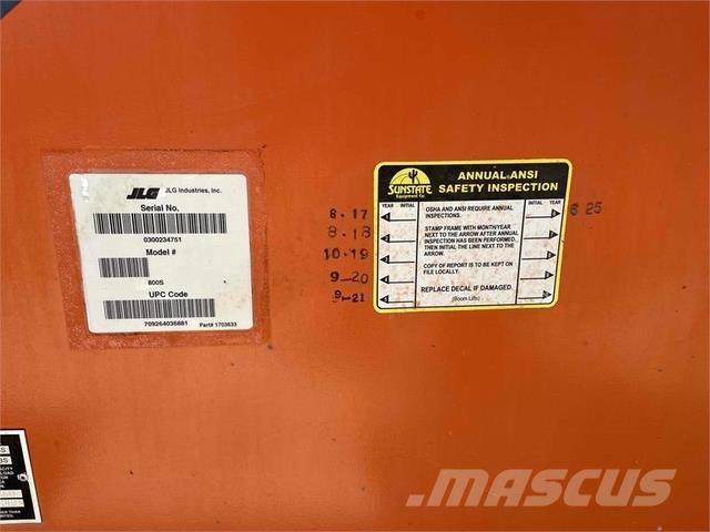 JLG 800S Telescoophoogwerkers