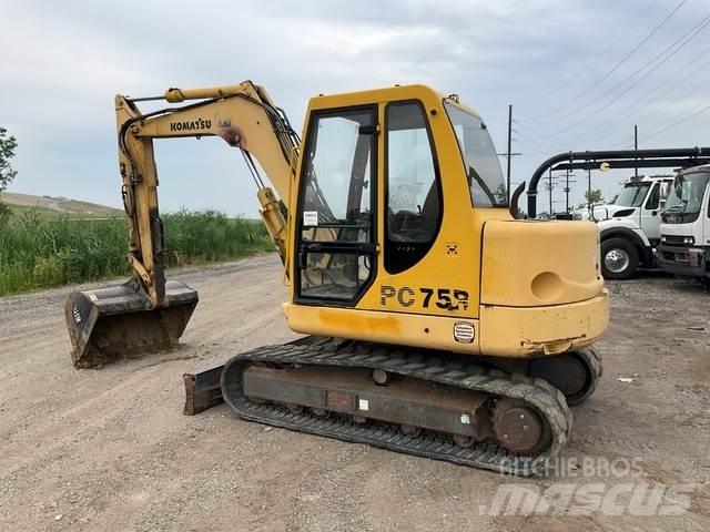 Komatsu PC75R Rupsgraafmachines