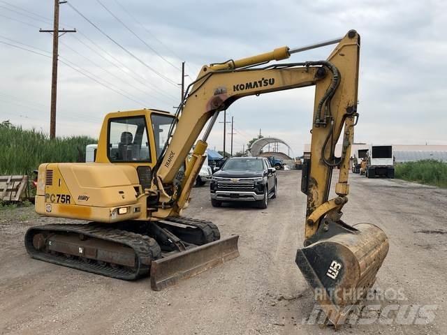 Komatsu PC75R Rupsgraafmachines