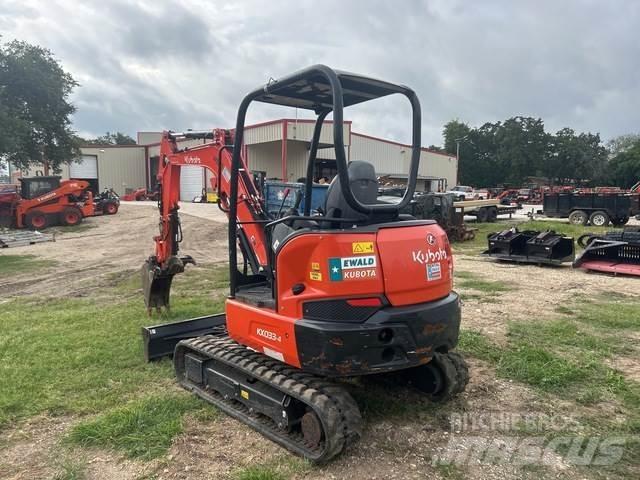 Kubota KX033-4 Rupsgraafmachines