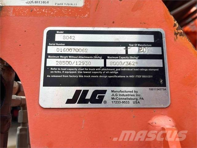 SkyTrak 8042 Verreikers