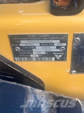 Vermeer RTX250 Sleuvengravers