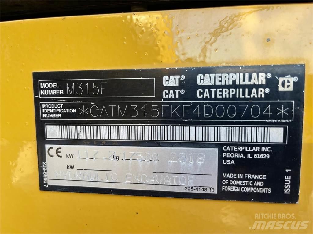 CAT M315F Wielgraafmachines