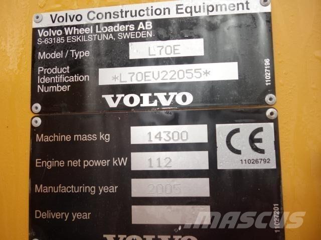 Volvo L70E Wielladers