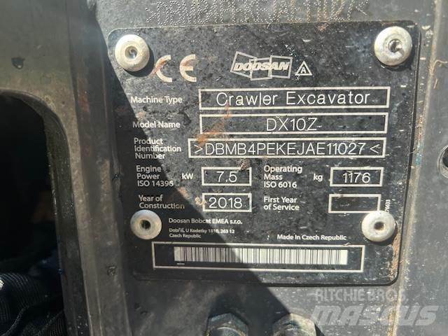 Doosan DX10Z Midigraafmachines 7t - 12t
