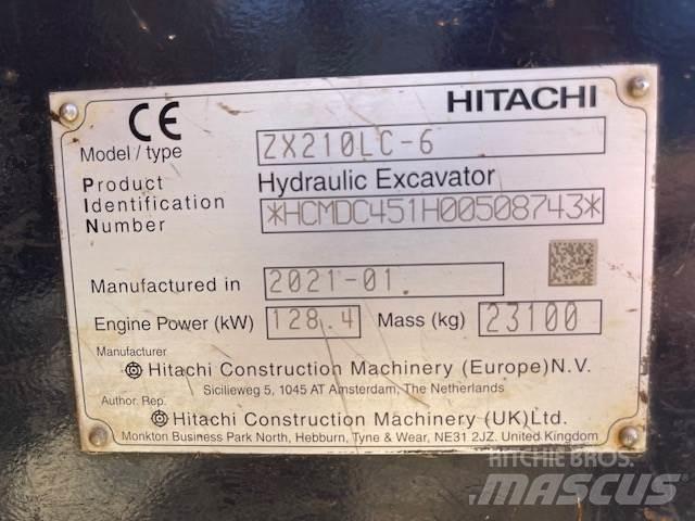 Hitachi ZX210LC-6 Rupsgraafmachines