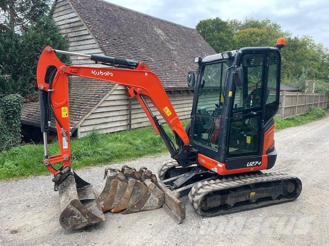 Kubota U27-4 Midigraafmachines 7t - 12t