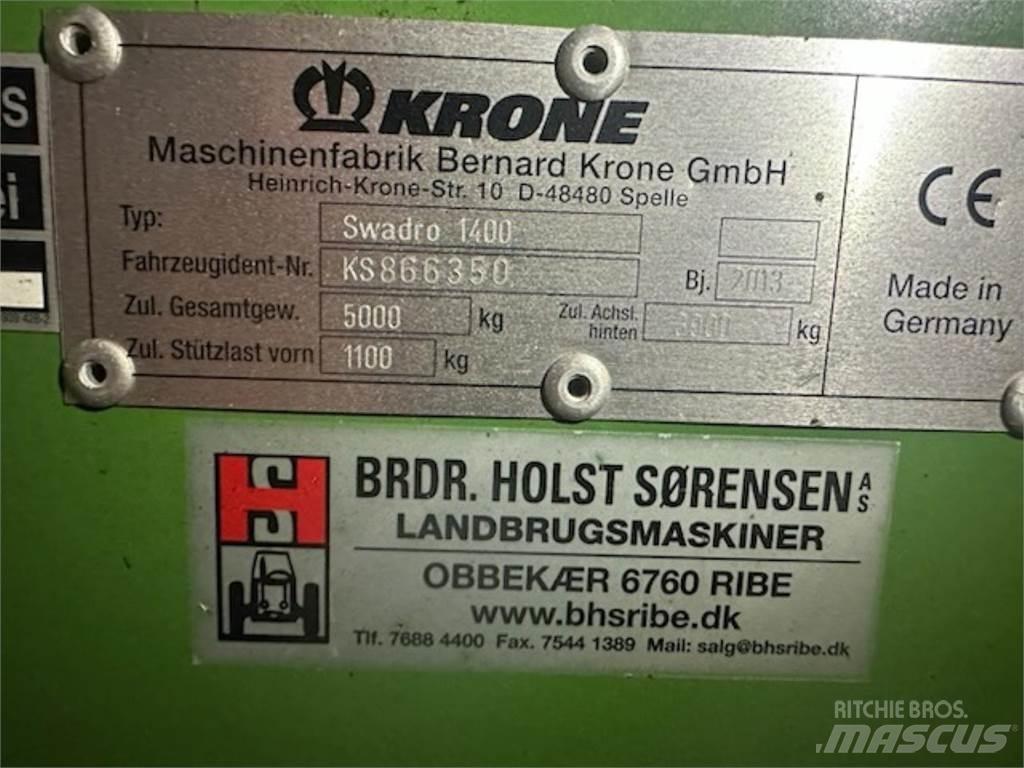 Krone SWADRO 1400 Schudders