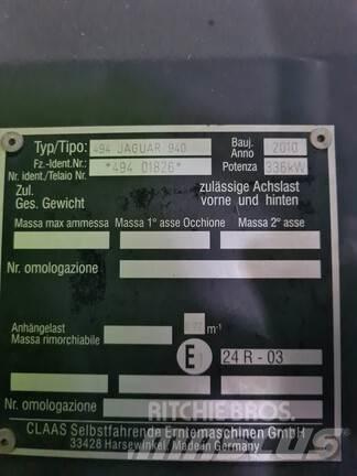 CLAAS JAGUAR 940 Getrokken veldhakselaar