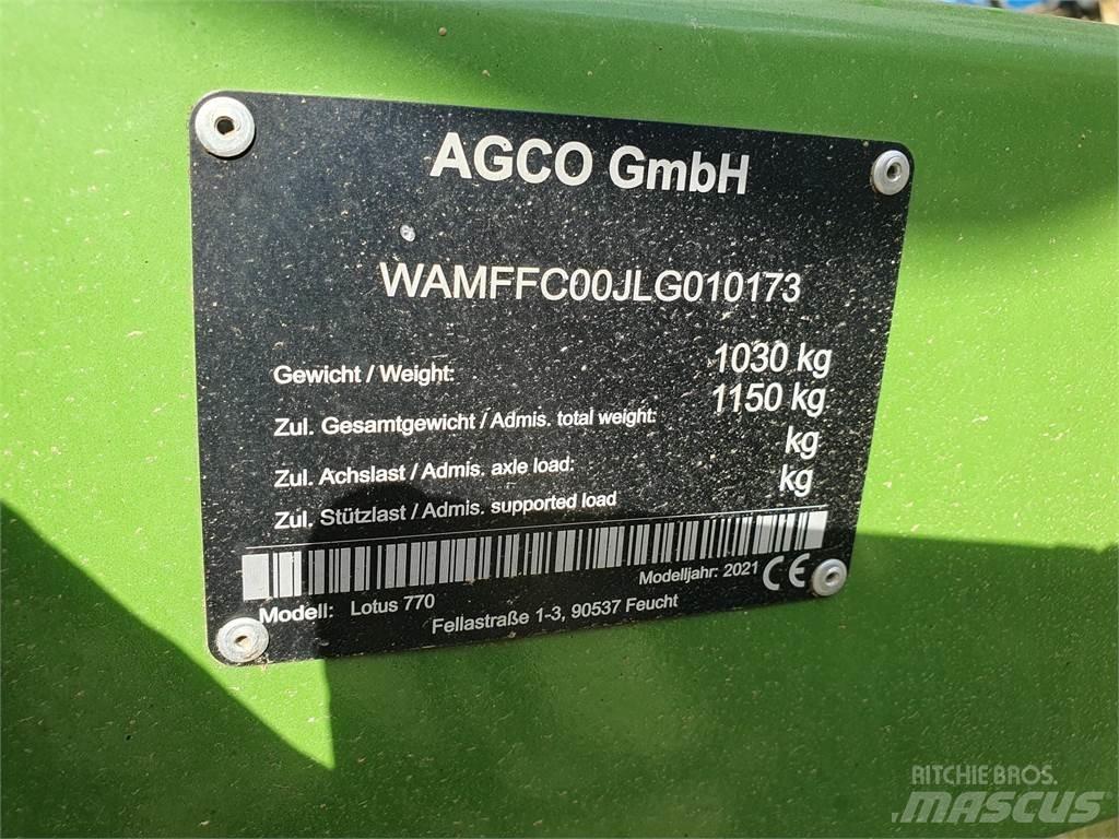 Fendt LOTUS 770 Schudders