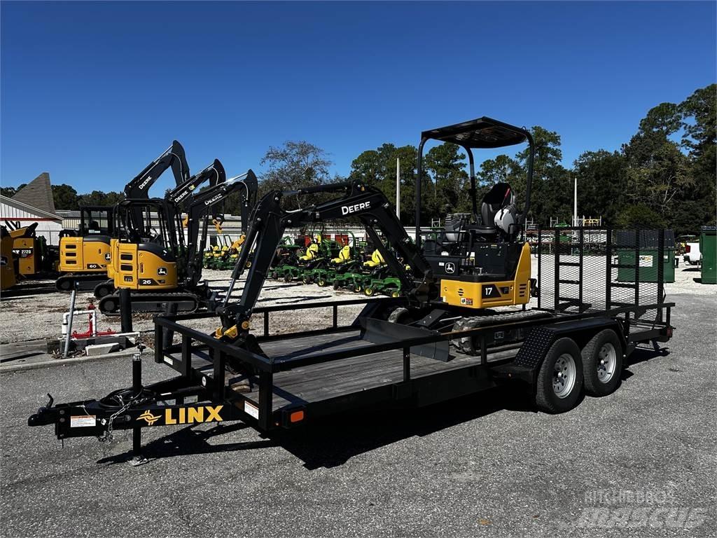 John Deere 17 P Minigraafmachines < 7t