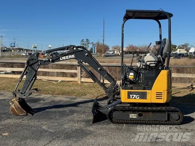John Deere 17G Minigraafmachines < 7t