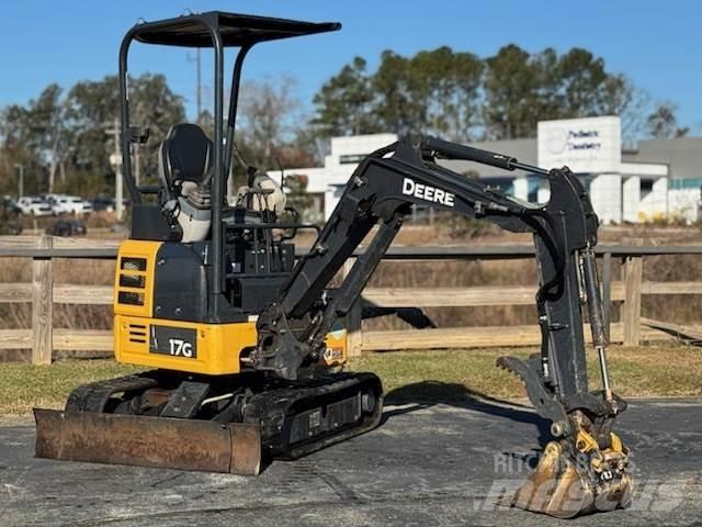 John Deere 17G Minigraafmachines < 7t