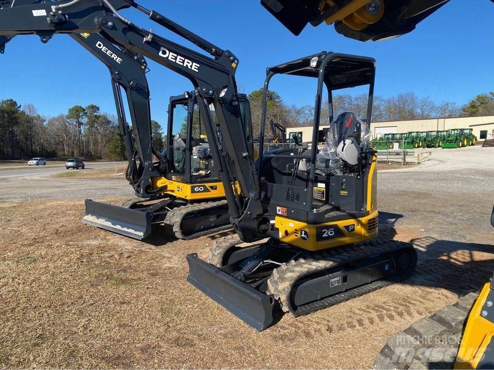 John Deere 26 P Minigraafmachines < 7t