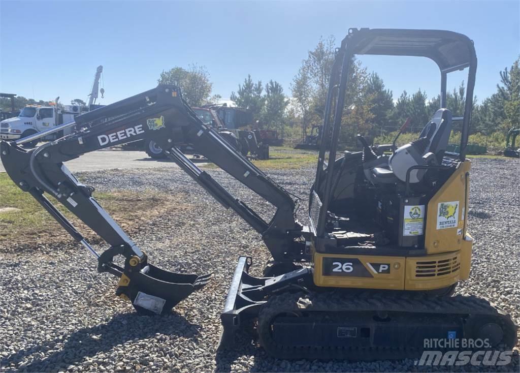 John Deere 26 P Minigraafmachines < 7t
