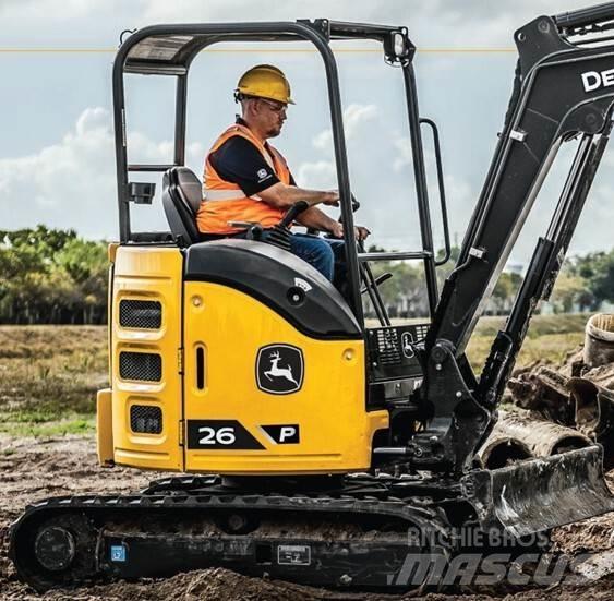 John Deere 26 P Minigraafmachines < 7t