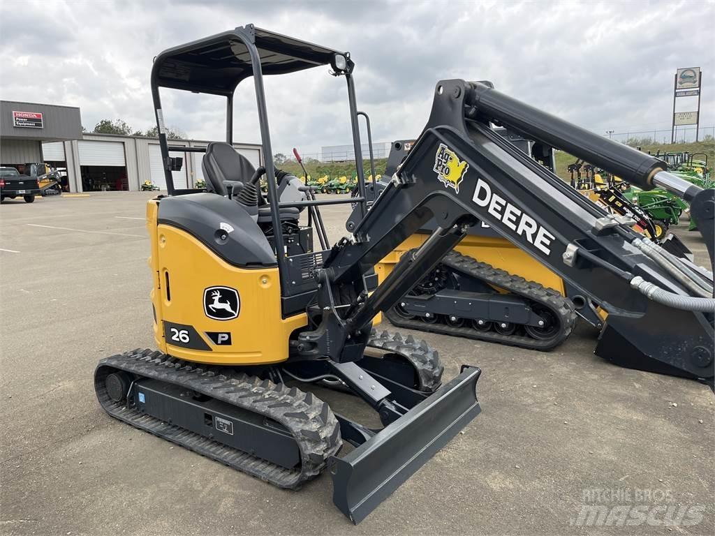 John Deere 26 P Minigraafmachines < 7t