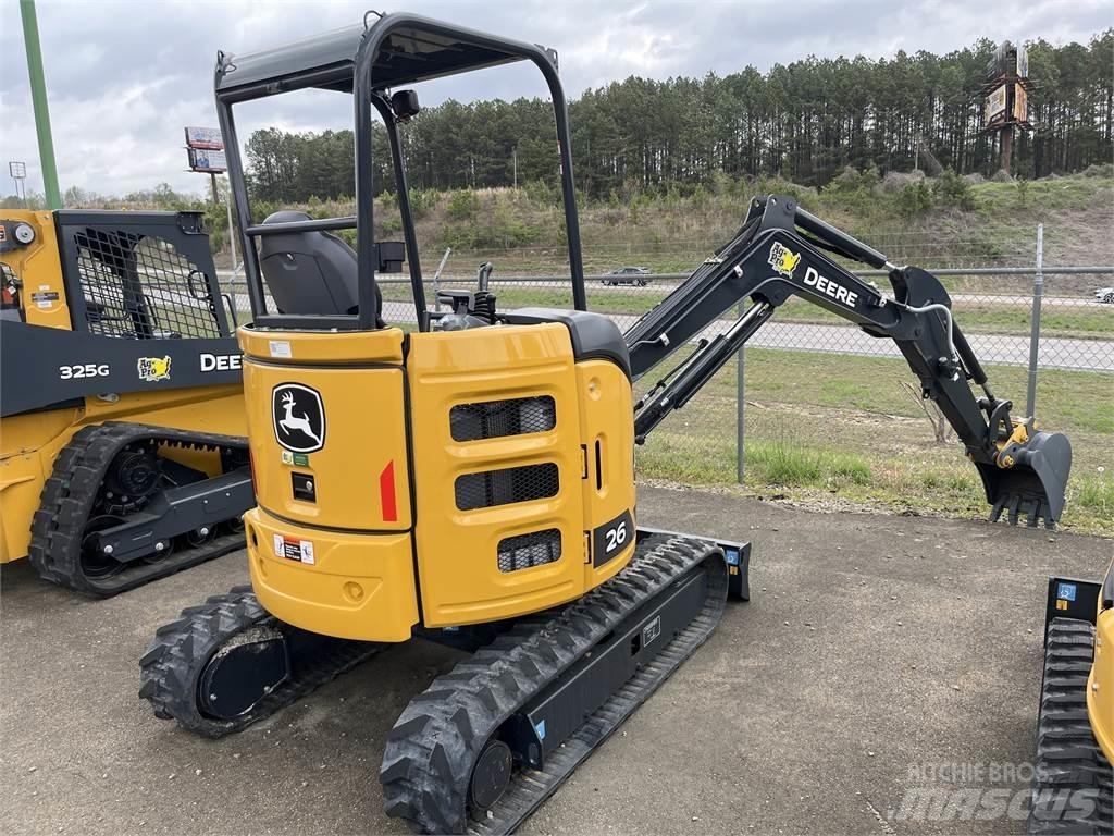 John Deere 26 P Minigraafmachines < 7t