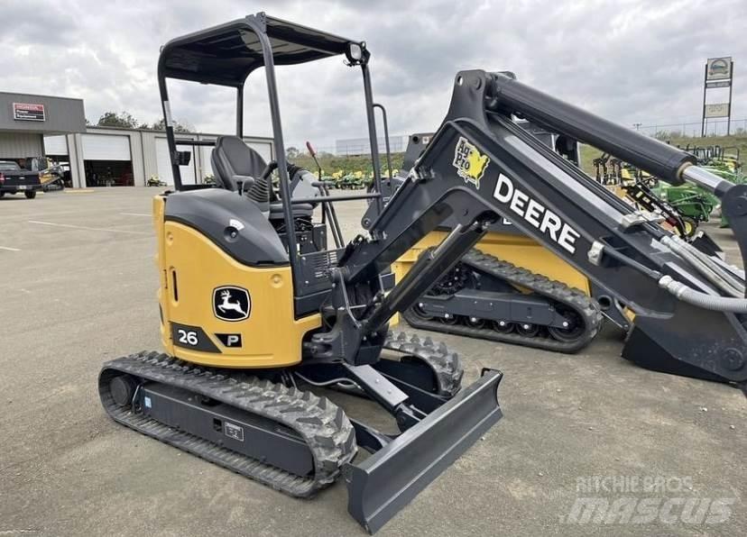 John Deere 26 P Minigraafmachines < 7t